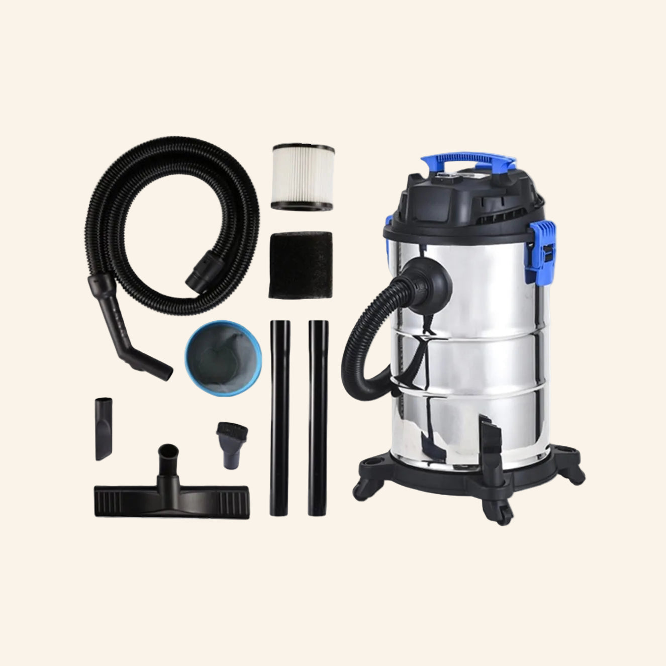 Vacuum cleaner with attachments