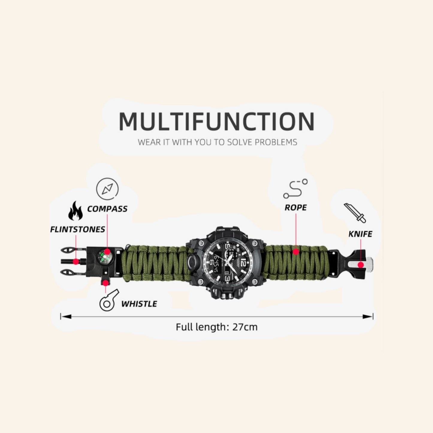 Multipurpose Watch  602-2