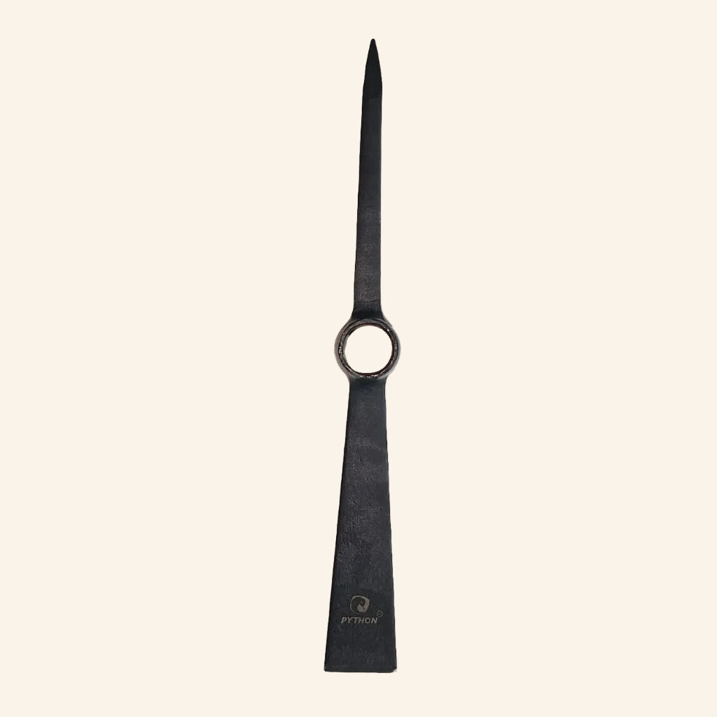 Black letter opener with a circular handle o