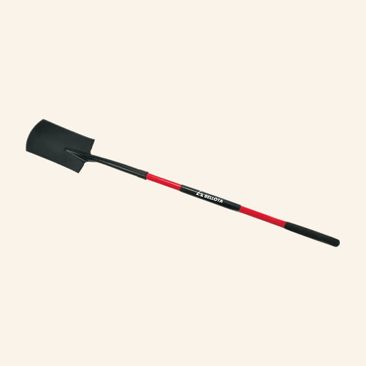 Black and red shovel 