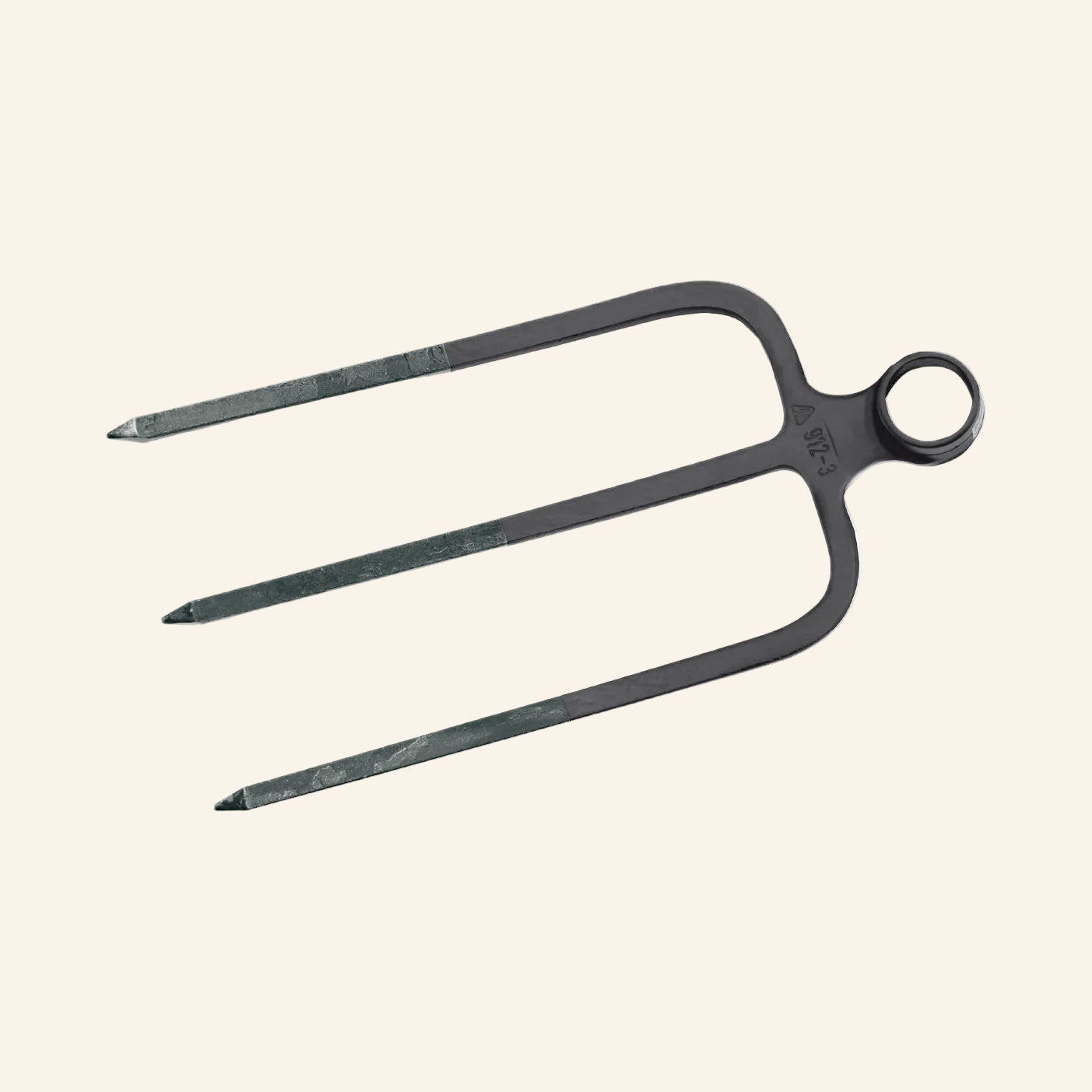 Black metal fork 
