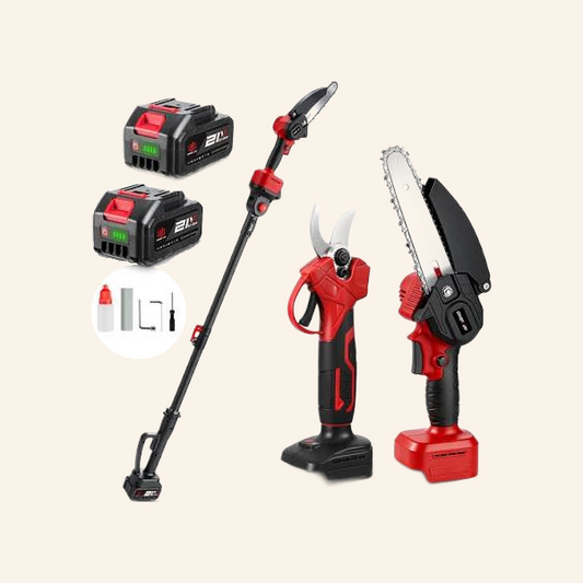 Teamax Pole Cordless Pruner and Chainsaw TM-P3015Li